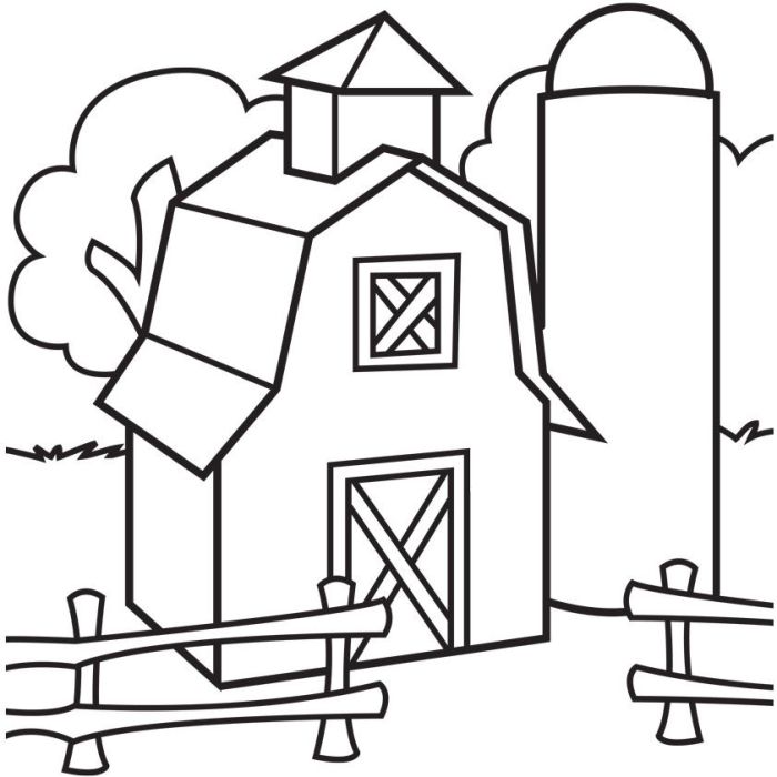 Barn coloring pages printable red farm color colouring house old barns animal sheets kids detail macdonald saved library clipart print