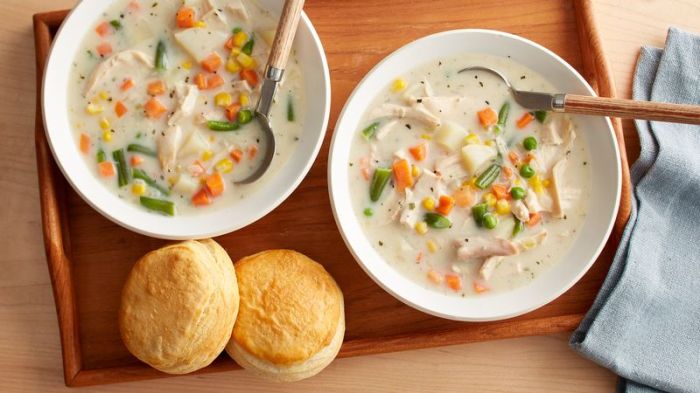 Chicken potpie soup recipe