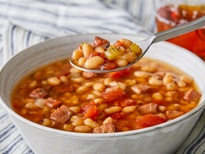 Ham and navy bean soup recipe