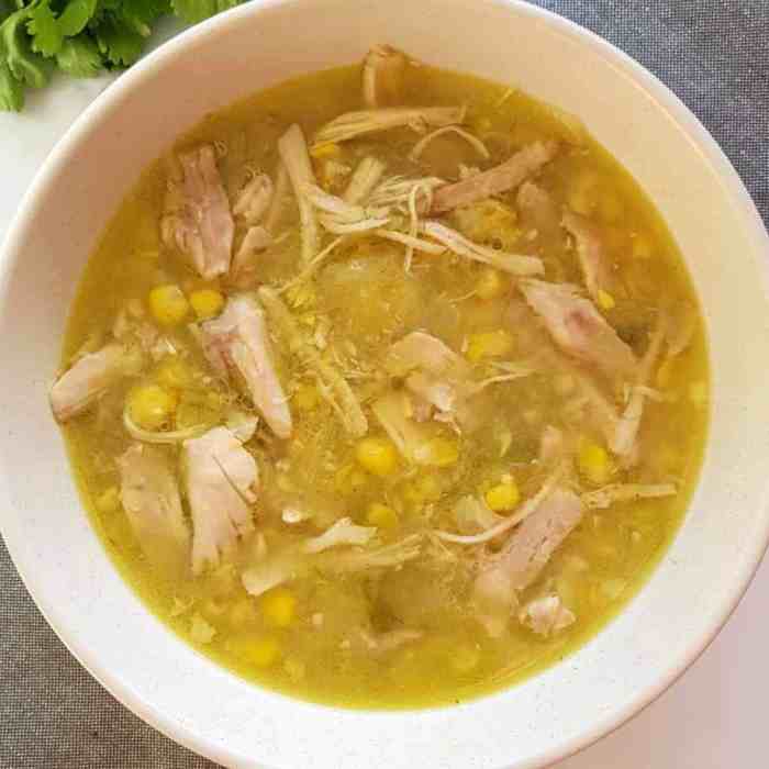 Chicken and corn recipe soup