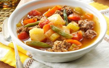 Recipe for hamburger vegetable soup