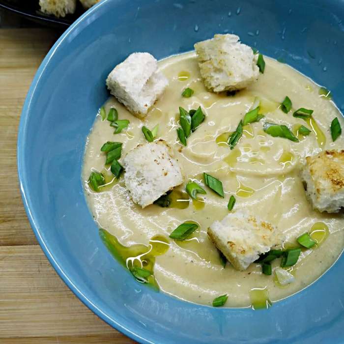 Recipe for vichyssoise soup