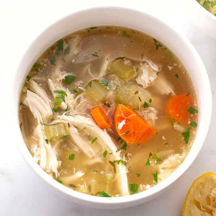 Recipes for chicken soup