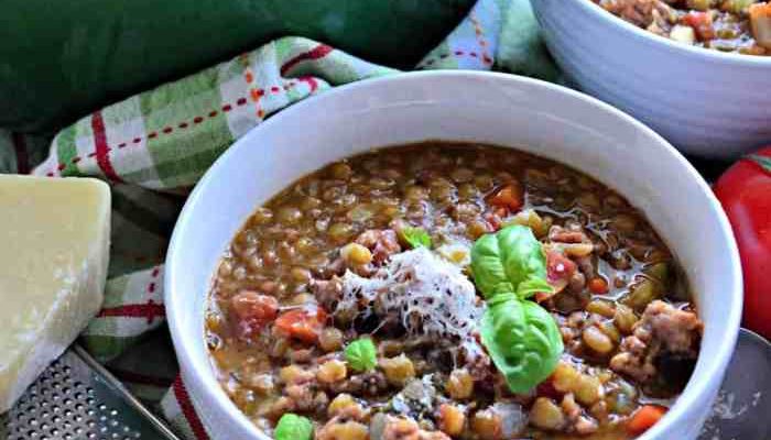 Carrabbas Lentil Soup Recipe