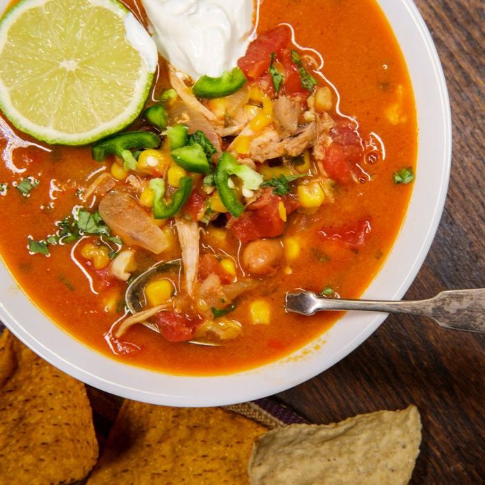 Chicken fajita soup recipe