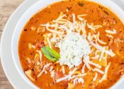 Recipe for Slow Cooker Lasagna Soup