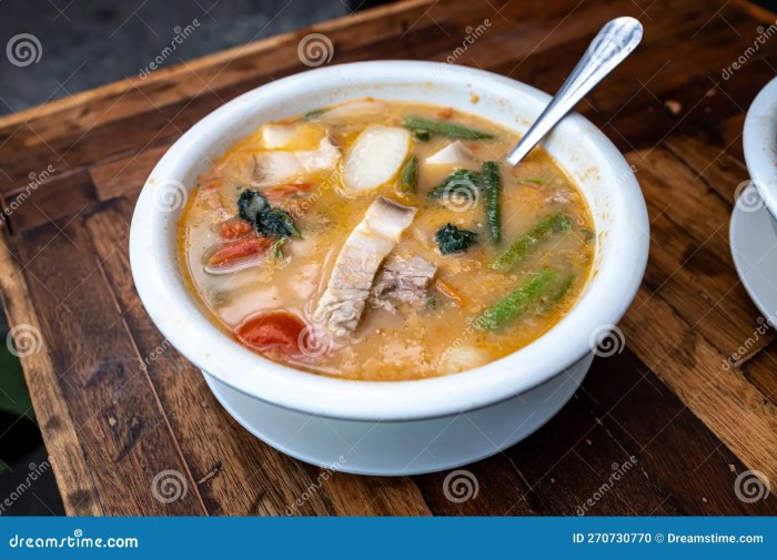 Pork sinigang soup recipe