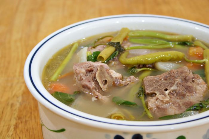 Pork sinigang soup recipe