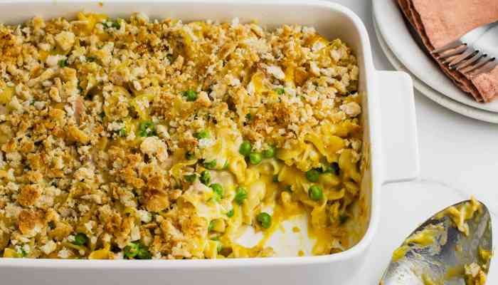 Tuna Noodle Casserole Recipe No Soup Needed